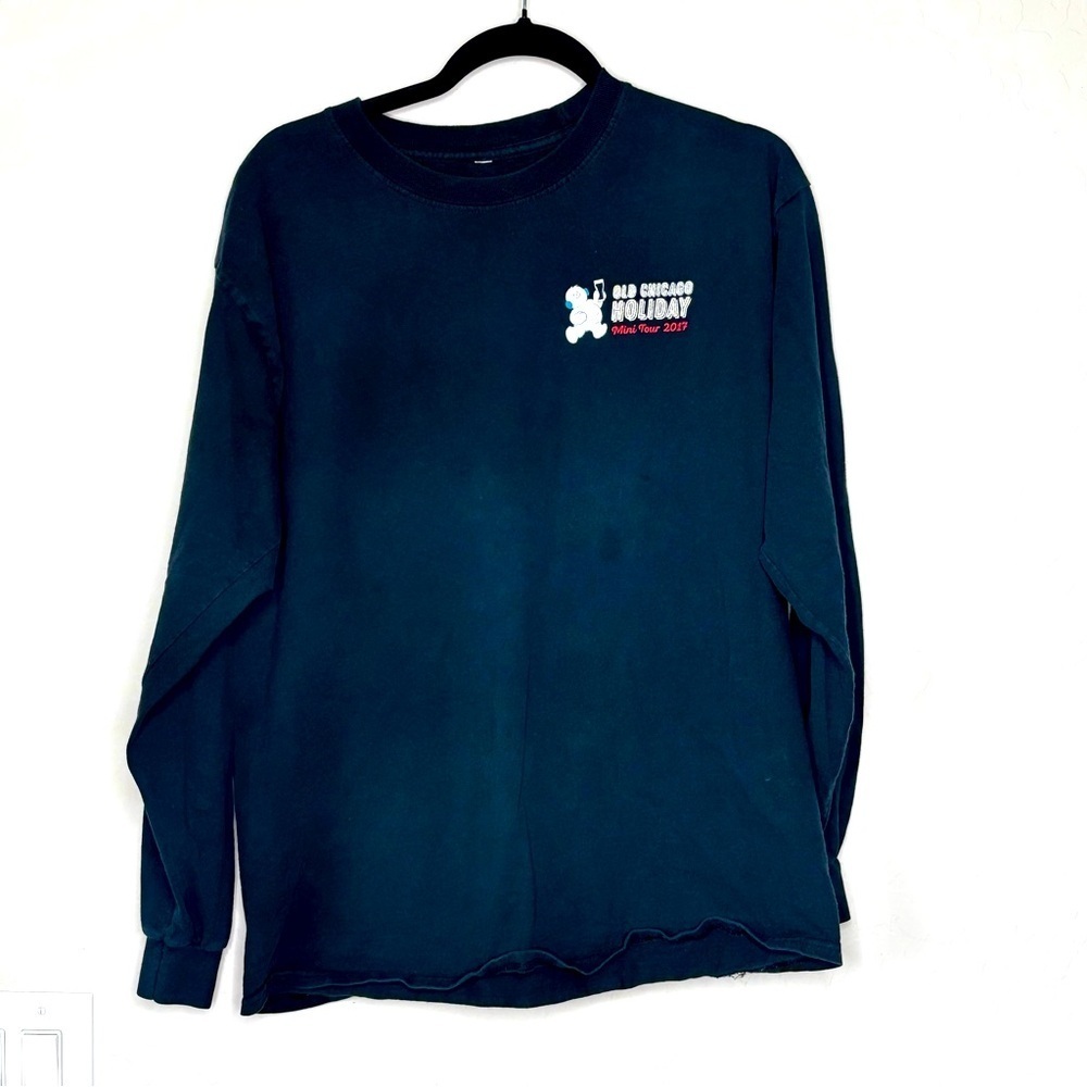 VINTAGE OLD CHICAGO T-Shirt M LONG SLEEVE BEER  HOLIDAY MINI TOUR 2017